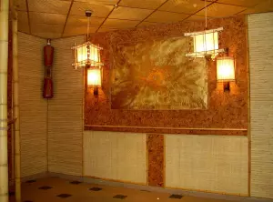 Bambu taklit duvar kağıdı