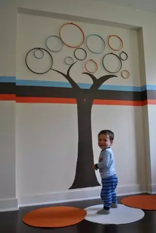 Kuinka koristella seiniä lastentarhassa (38 kuvaa)