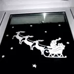 תבניות חג המולד: לקשט חלונות וליצור גלויות