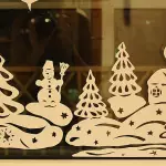 ख्रिसमस टेम्पलेट्स: विंडोज सजवा आणि पोस्टकार्ड तयार करा