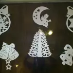 Ziemassvētku veidnes: Dekorējiet logus un izveidojiet pastkartes