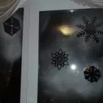 Modèles de Noël: décorer des fenêtres et créer des cartes postales