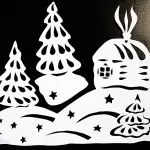 Božične predloge: Okrasite okna in ustvarite razglednice