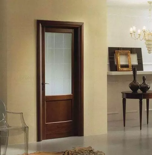 Pintu Interior dengan Kaca Triplex: Foto In The Interior