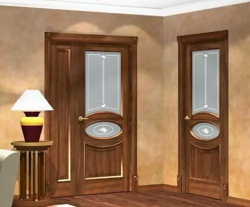 Pintu Interior dengan Kaca Triplex: Foto In The Interior