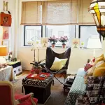 Boho interior: tip pendaptaran apartemen