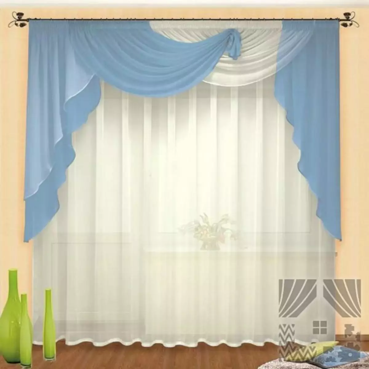 Window Dhizaini Curtains 35 Mufananidzo wePfungwa