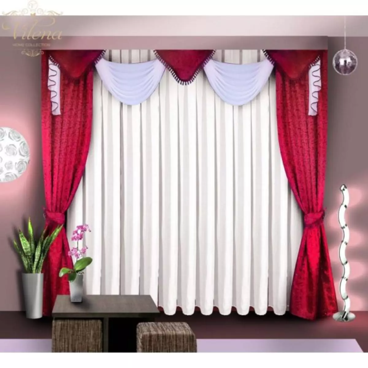 Window Dhizaini Curtains 35 Mufananidzo wePfungwa