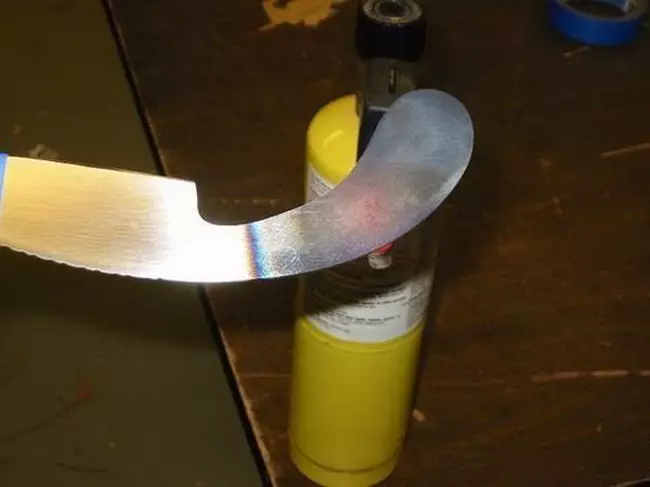 Diskdən hazırlanmış bıçaq, dairəvi mişardan