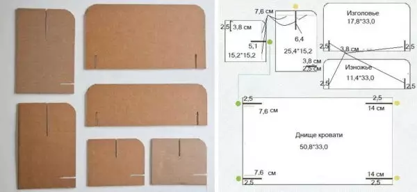 Móveis de boneca com suas próprias mãos - nós desenhamos uma casa para bonecas