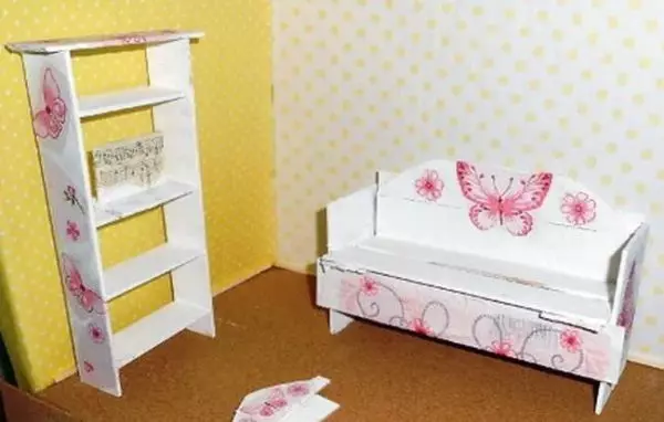 Doll möbler med egna händer - vi ritar ett hus för dockor