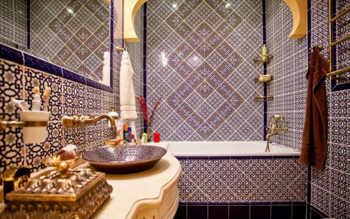 Ванна кімната в марокканському стилі