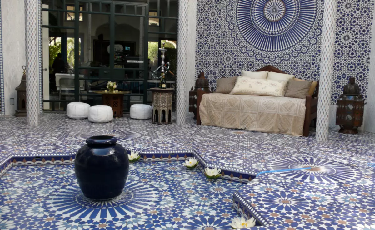 Marokas stila interjers