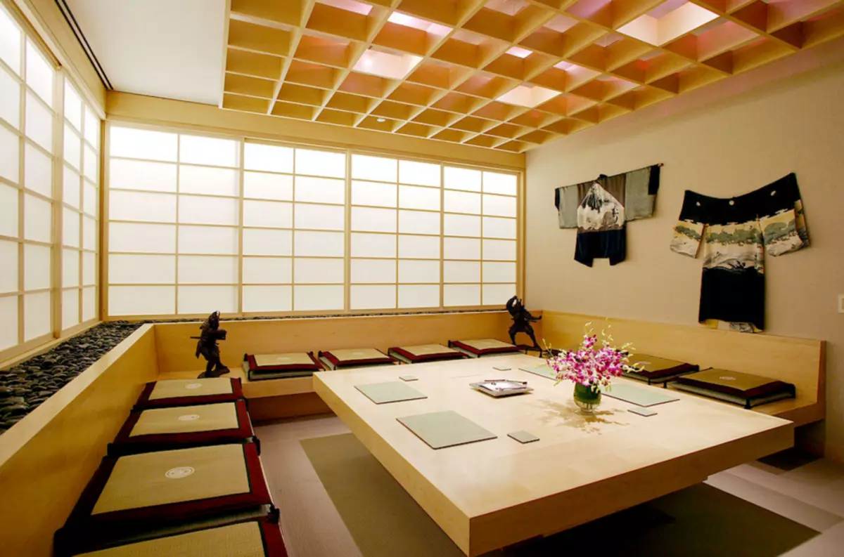 Japanese style interior.
