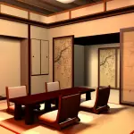 Oprettelse af et japansk-stil værelse Design: Interiøregenskaber