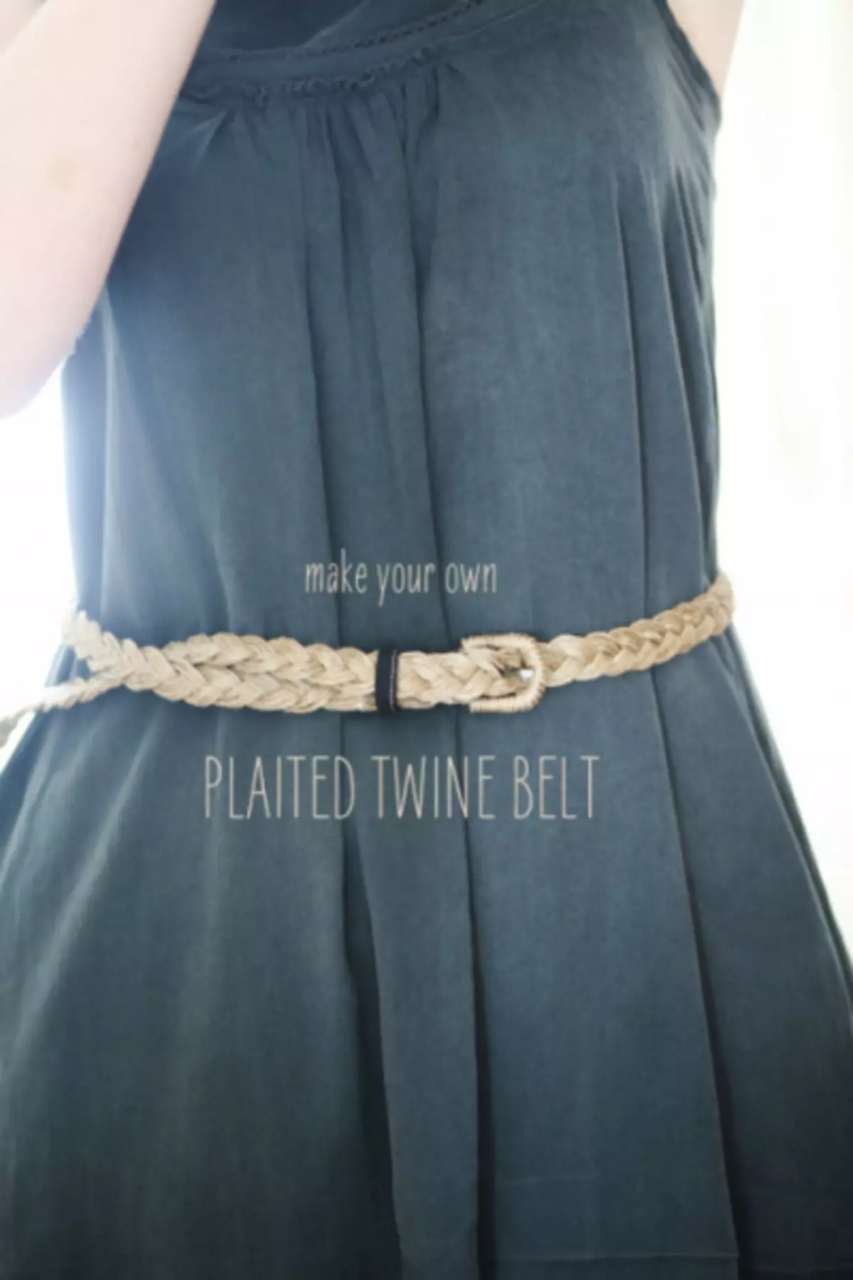 Braided belt with your own hands