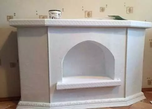 Cardboard Fireplace mula sa mga kahon gawin ito sa iyong sarili