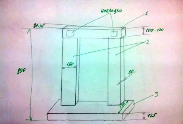 Paliboard Collboard lati awọn apoti ṣe funrararẹ