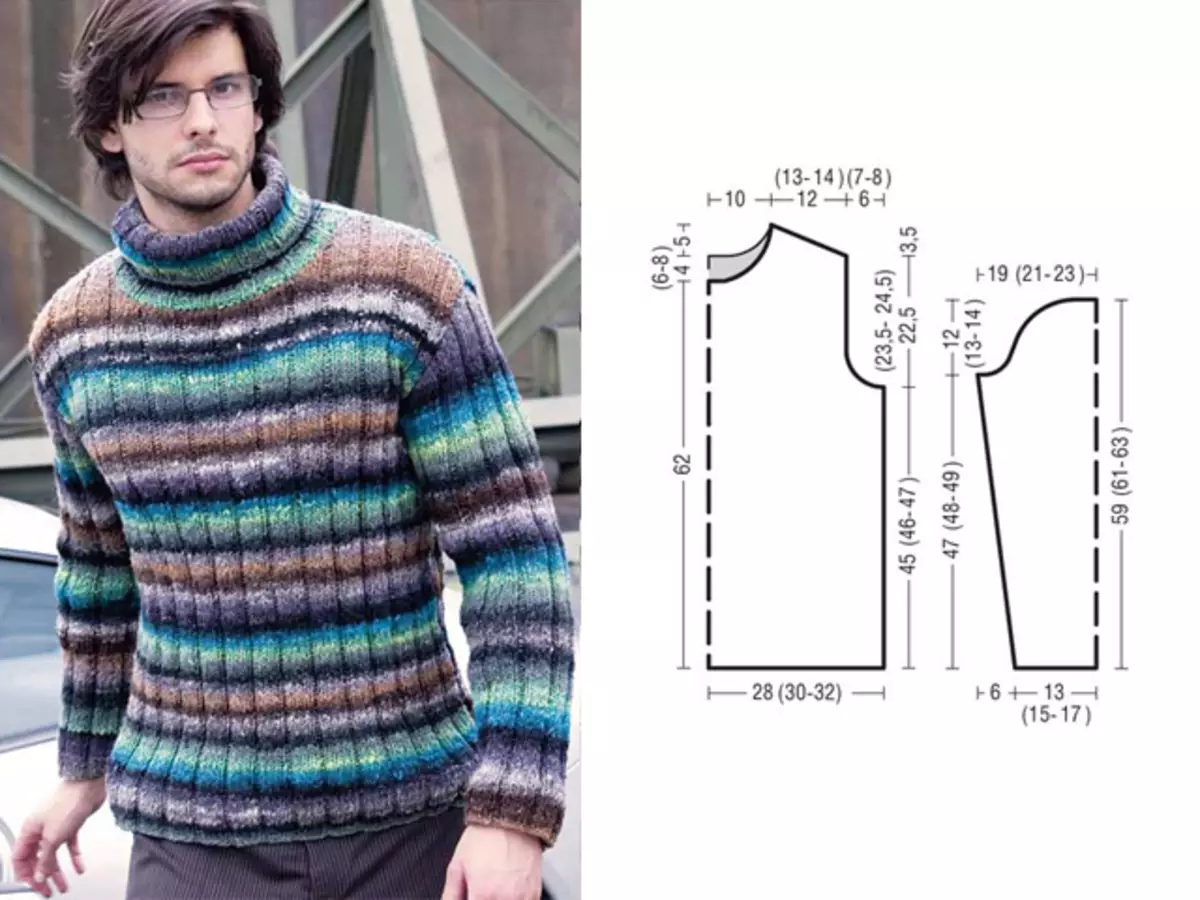 Jarum rajutan sweter kanggo pamula saka sisa benang nganggo foto lan video