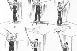 Nasveti za lepljenje stropa ozadja pod slikarstvom