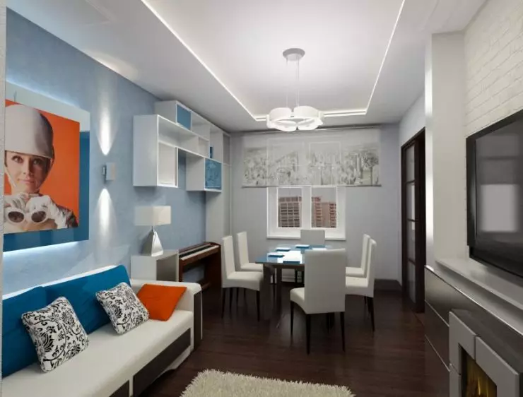 Desain apartemen 3 kamar turu - 100 foto saka ide interior sing apik banget