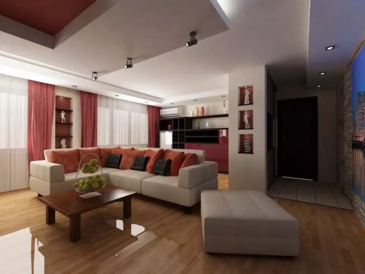 Desain apartemen 3 kamar tidur - 100 foto ide interior bergaya