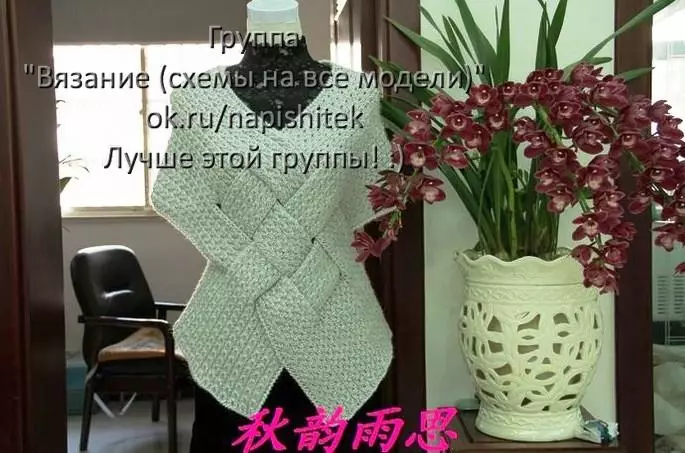 Fanm Manch Knitted trikote: Deskripsyon ak foto ak videyo