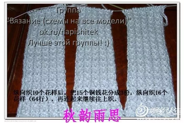 女式无袖针织编织：用照片和视频描述
