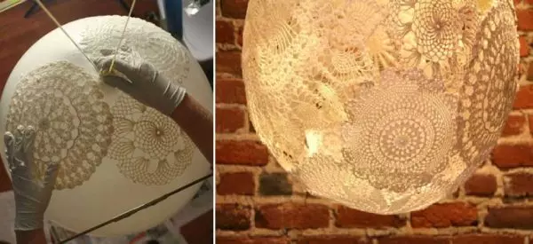 How to make lampshade (ceiling) at home