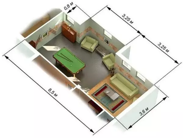 Kako izračunati kvadraturu prostorije, zidova, stropa, poda