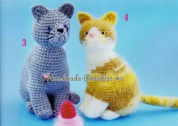Коте с схеми за плетене на коте