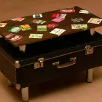 Mogućnosti decoupage za stari kovčeg: nekoliko zanimljivih ideja