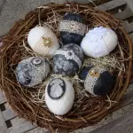 Техника на Decoupage Велигденски јајца: Работа со јајце верверица
