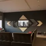 Hoe de muur voor de tv te versieren?