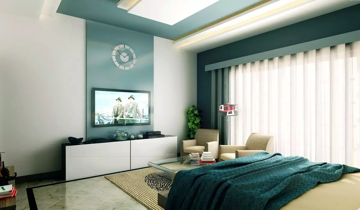 Hur man dekorerar väggen till TV: n?