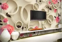 Wallpaper 3D asli ing tembok: 4 Mupangat