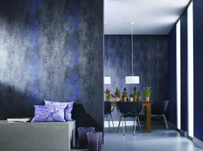 Silkrographic Wallpapers in die sitkamer