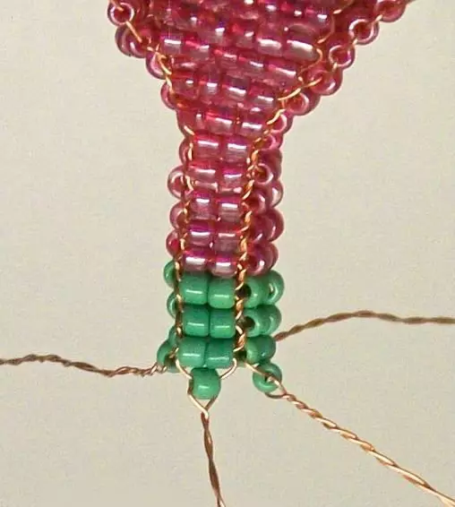 Fuchsia from Beads. Master Class Weaving եւ վիդեո սխեմաներ