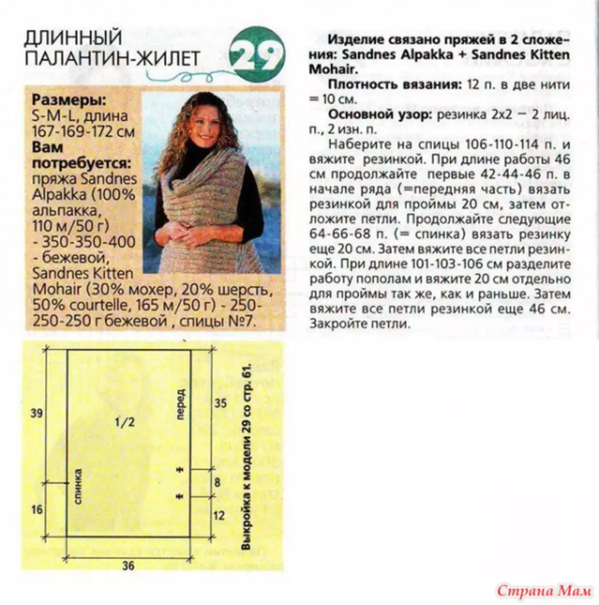 Transformer Vest pletenie ihliče: schémy s popisom a fotografiou