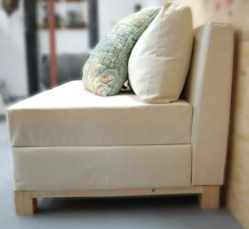 Sådan laver du en sofa med dine egne hænder? Blueprints. Foto.