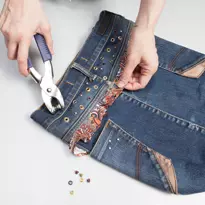 Jak szyć torbę starych dżinsów: wzór i główna klasa na szycie