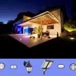 Приватни куќа осветлување - 100 фотографии од совршена комбинација