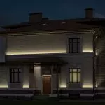 Soukromý dům osvětlení - 100 fotografií perfektní kombinace