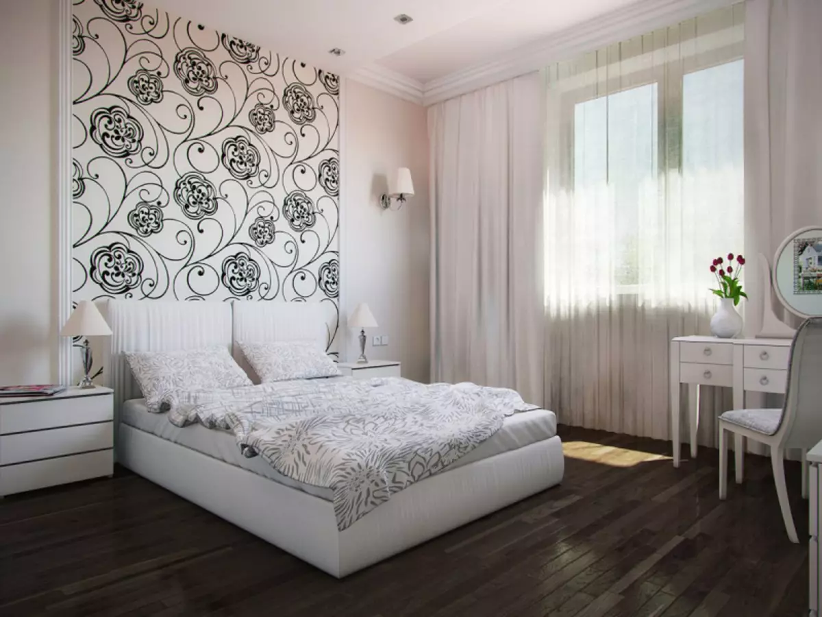 Welk behang is beter geschikt voor de slaapkamer: 10 tips om te kiezen