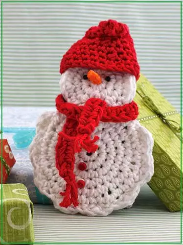 Pahiyom nga Knitted Hook Snowman