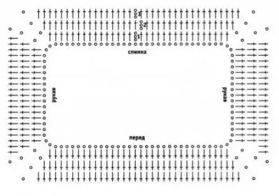 Raglan Crochet από ψηλά: Διάγραμμα των ρυθμιζόμενων για τα παιδιά, Μάθετε να πλένετε μια όμορφη γραβάτα από το λαιμό