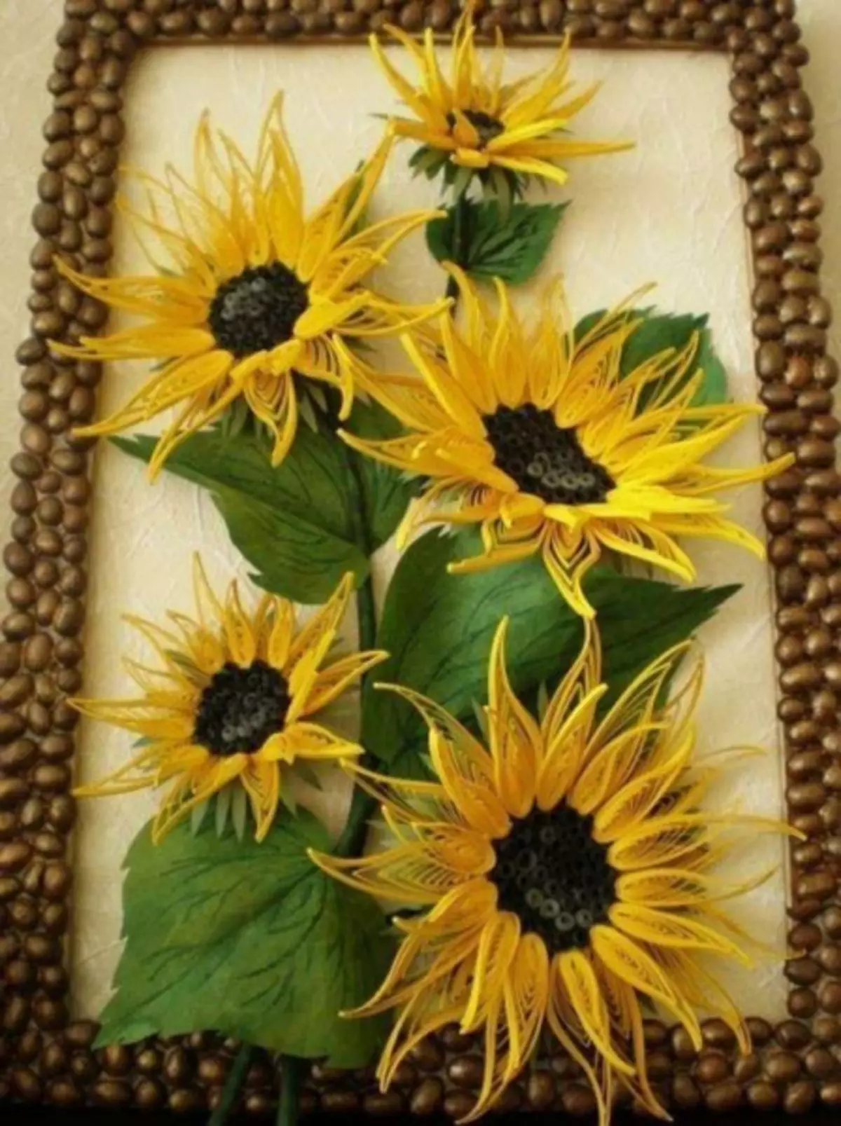 Sunflower from paper with your own hands: Master class with photo