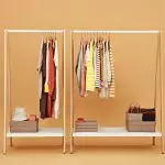 Stylish floor rack [Examples of use in a modern interior]