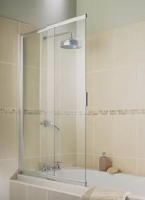 Tirai kaca untuk mandi, cara perlindungan yang boleh dipercayai terhadap percikan