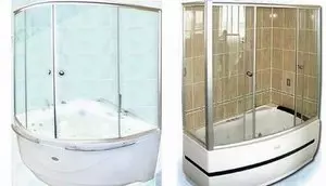 स्नान के लिए ग्लास पर्दे, splashes के खिलाफ सुरक्षा का विश्वसनीय तरीका